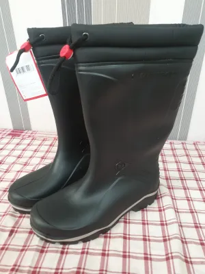💦 NEW WITH TAGS 💦 Black Dunlop fleeced lined wellingtons FREE POSTAGE 🟢