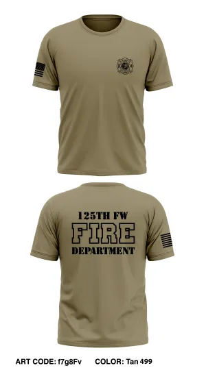 125th Fire & Emergency Services  Store 1 Core Men's SS Performance Tee - f7g8Fv