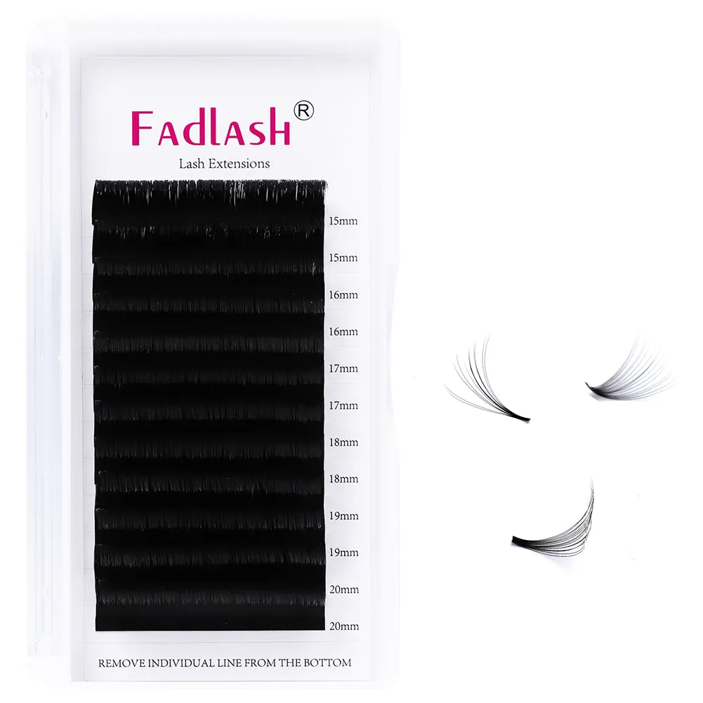 15-20mm Mix Length Easy Fan Volume Lash  Extensions