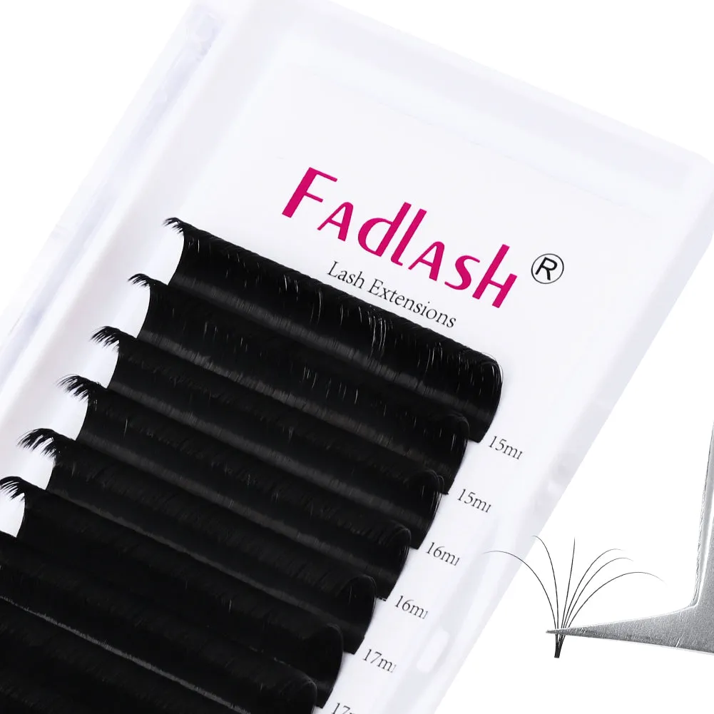 15-20mm Mix Length Easy Fan Volume Lash  Extensions