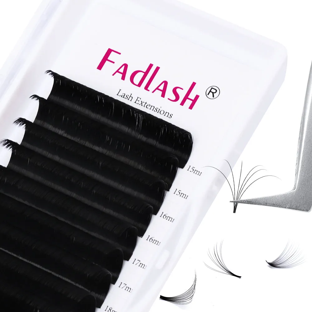 15-20mm Mix Length Easy Fan Volume Lash  Extensions