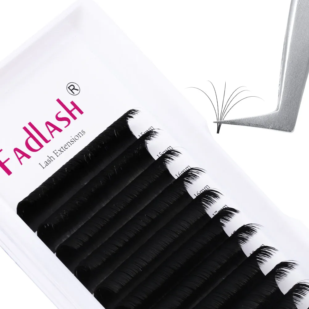 15-20mm Mix Length Easy Fan Volume Lash  Extensions