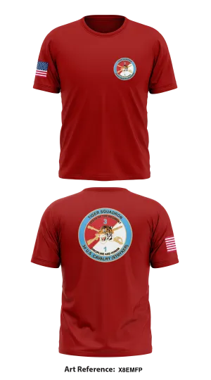 1st Squadron (Tiger), 3rd Cavalry Regiment Store 1 Core Men's SS Performance Tee - X8EMfpz