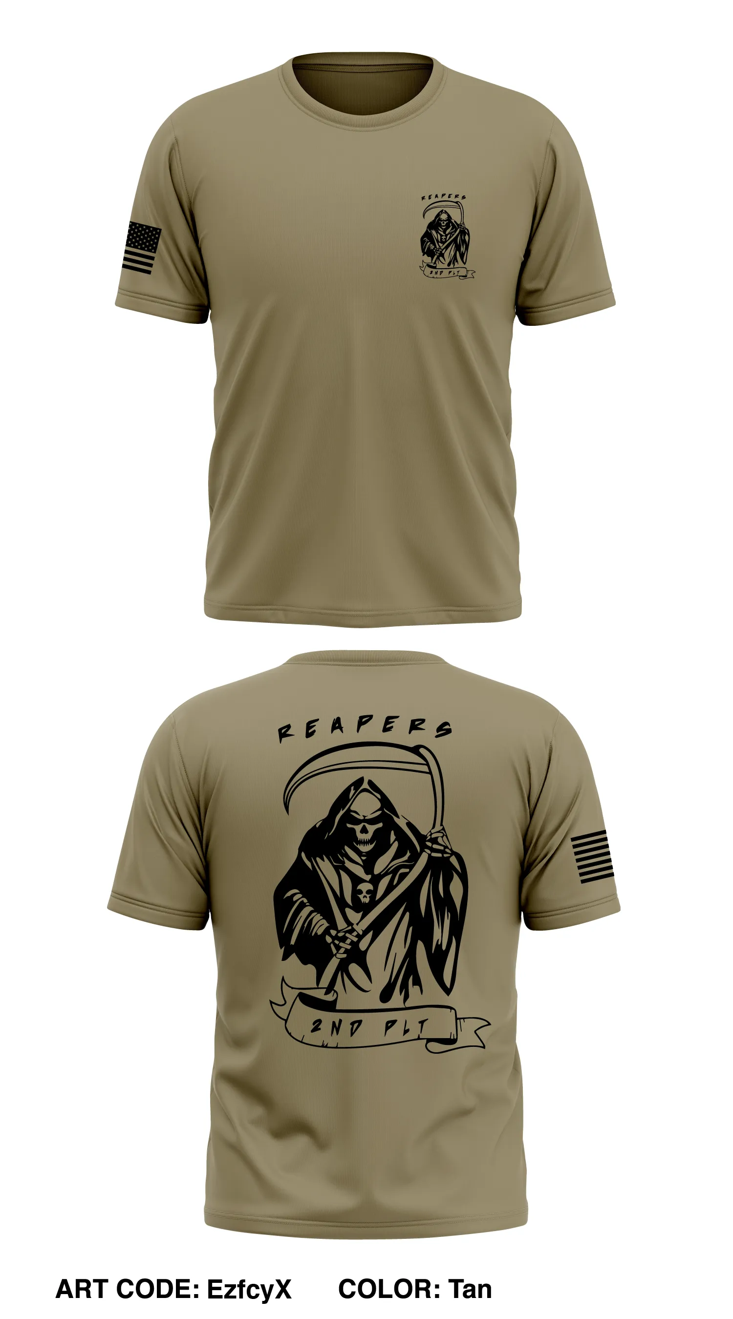 2nd PLT, D Co, 3-54 IN Store 1 Core Men's SS Performance Tee - EzfcyX