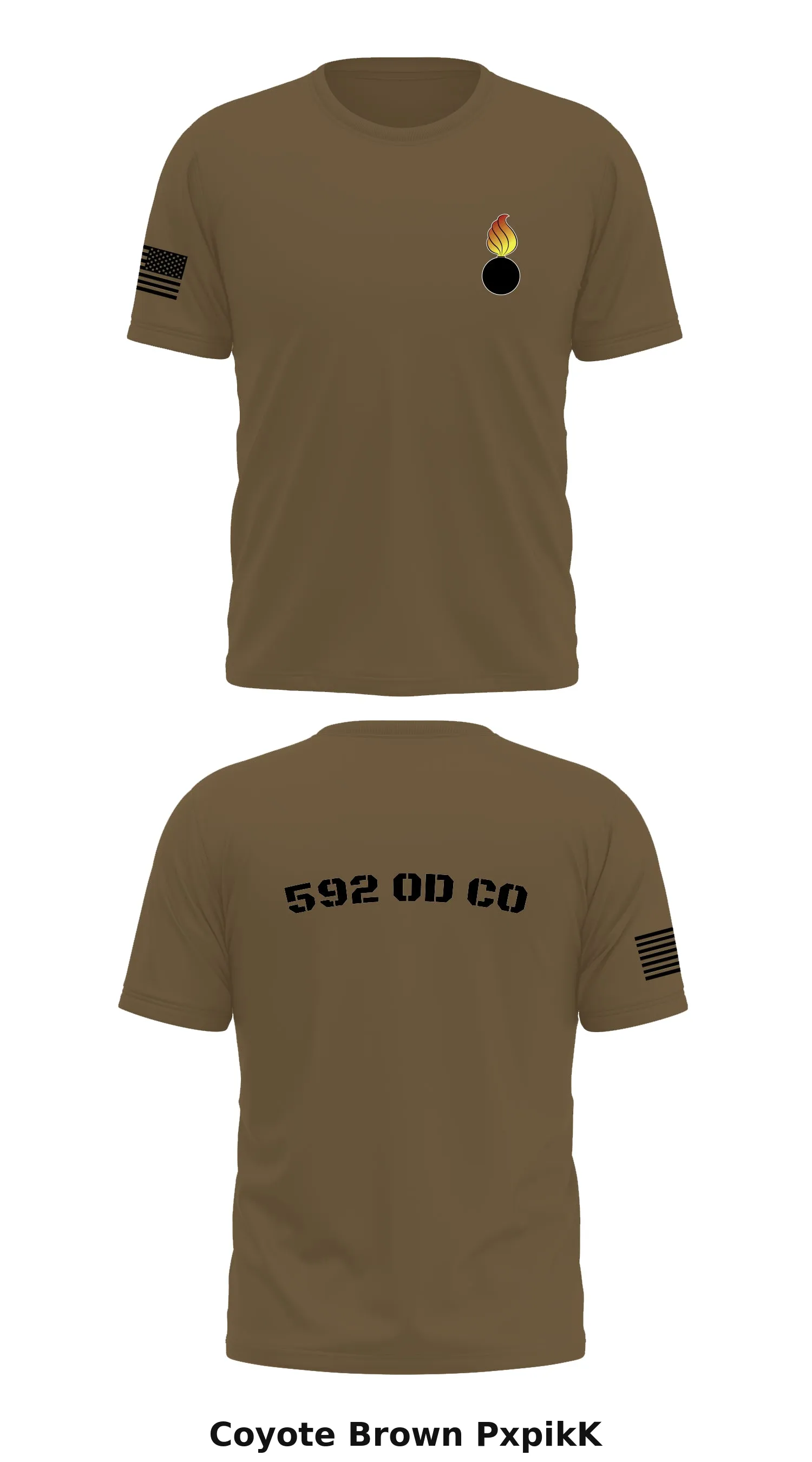 592 OD CO Store 1 Core Men's SS Performance Tee - PxpikK