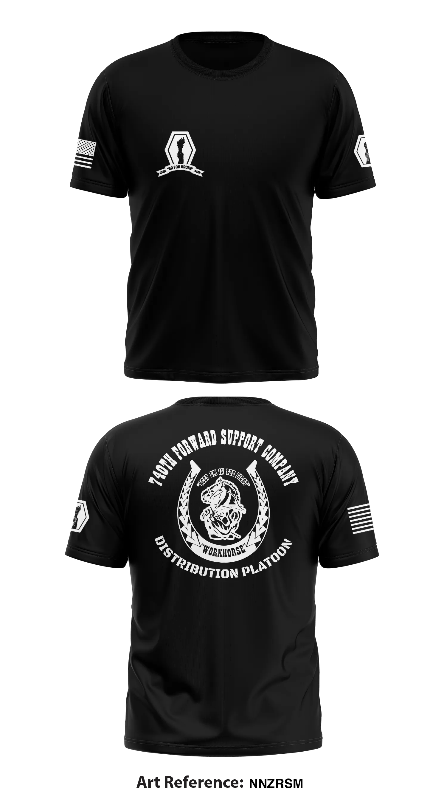 740th Forward Support Company Store 1 Core Men's SS Performance Tee - nnzrSm