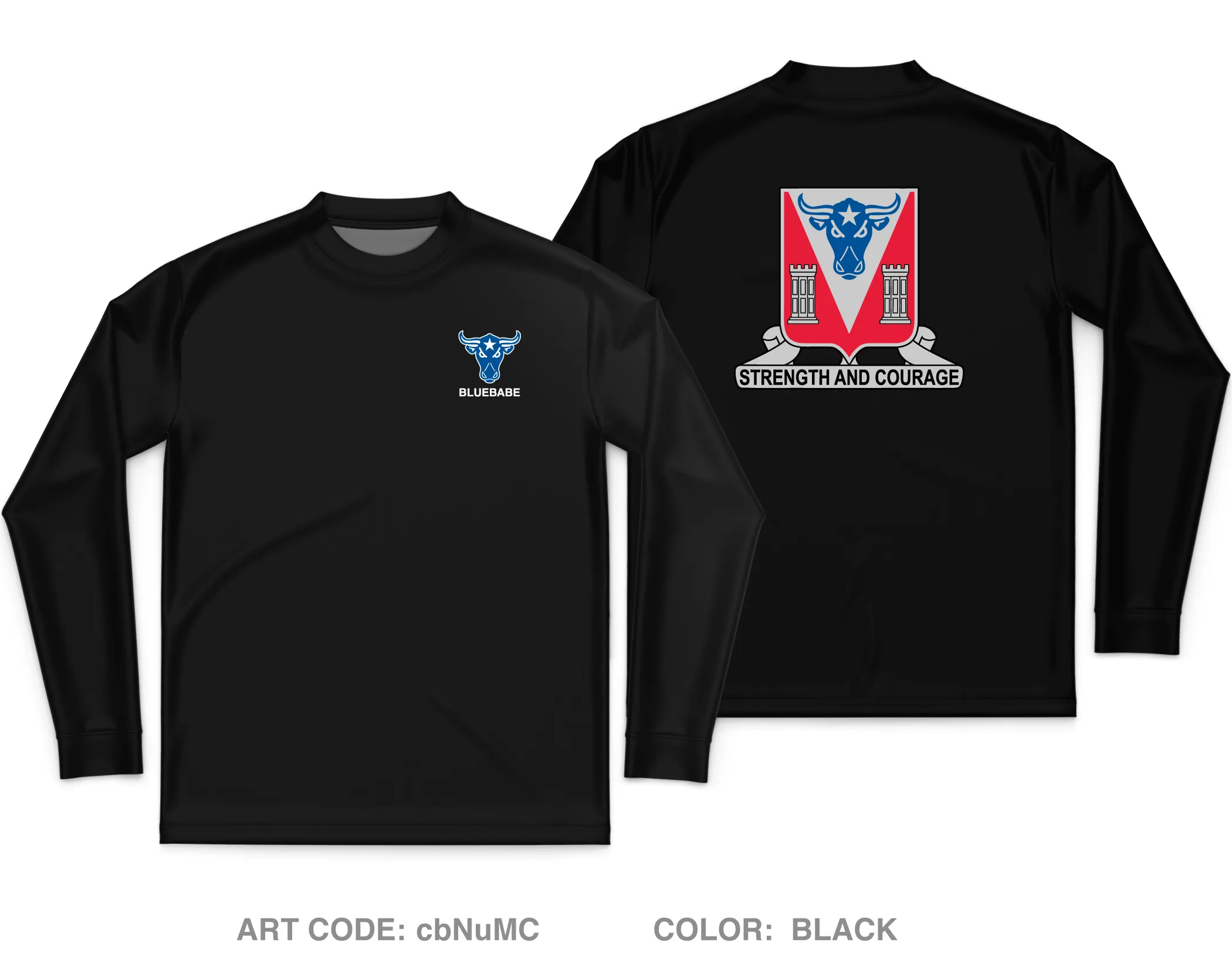 82 BEB, 2ABCT, 1ID FundRaising Collection Core Men's LS Performance Tee - cbNuMC