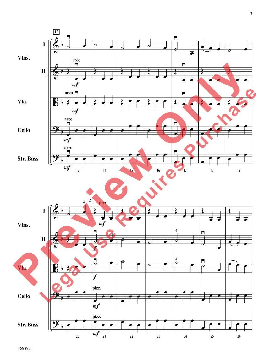A Gypsy's Life (Susan H. Day) for String Orchestra