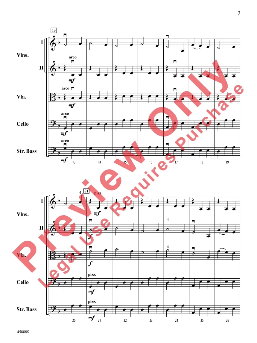 A Gypsy's Life (Susan H. Day) for String Orchestra