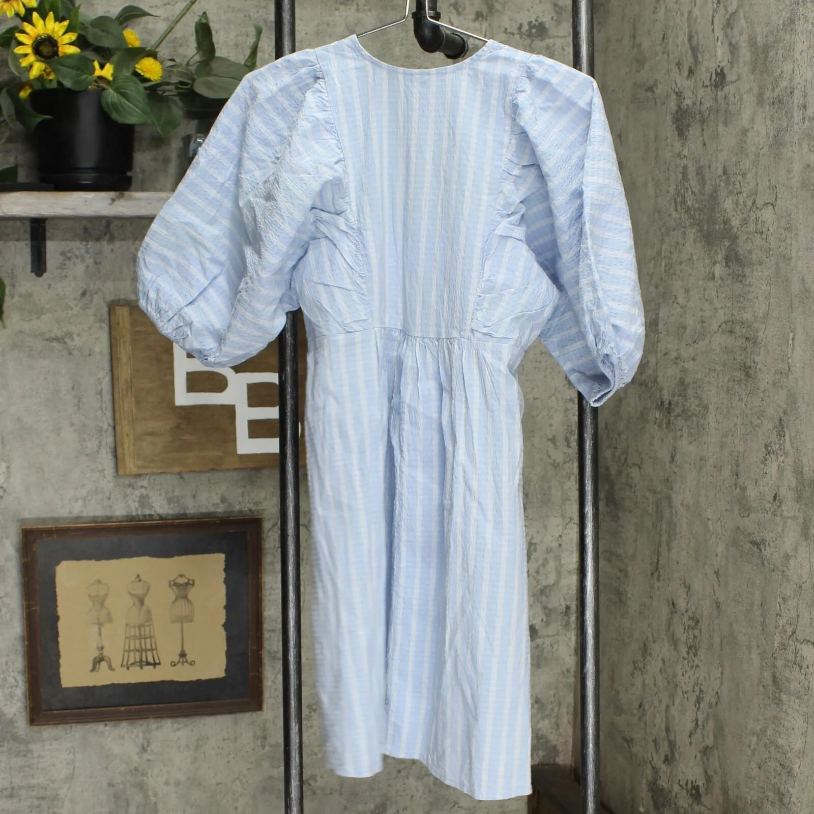 A New Day Women's Puff Short Sleeve Dress