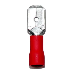 AIRNIX TERMINAL MDD 1.25-250 RED MALE QUICK DISCONNECT, CRIMP, PVC INSULATED