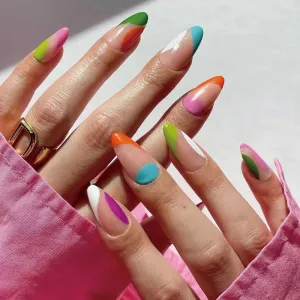 Almond colorful pop arts shining day