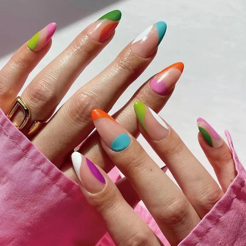 Almond colorful pop arts shining day