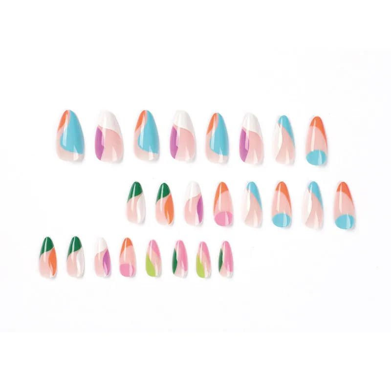 Almond colorful pop arts shining day