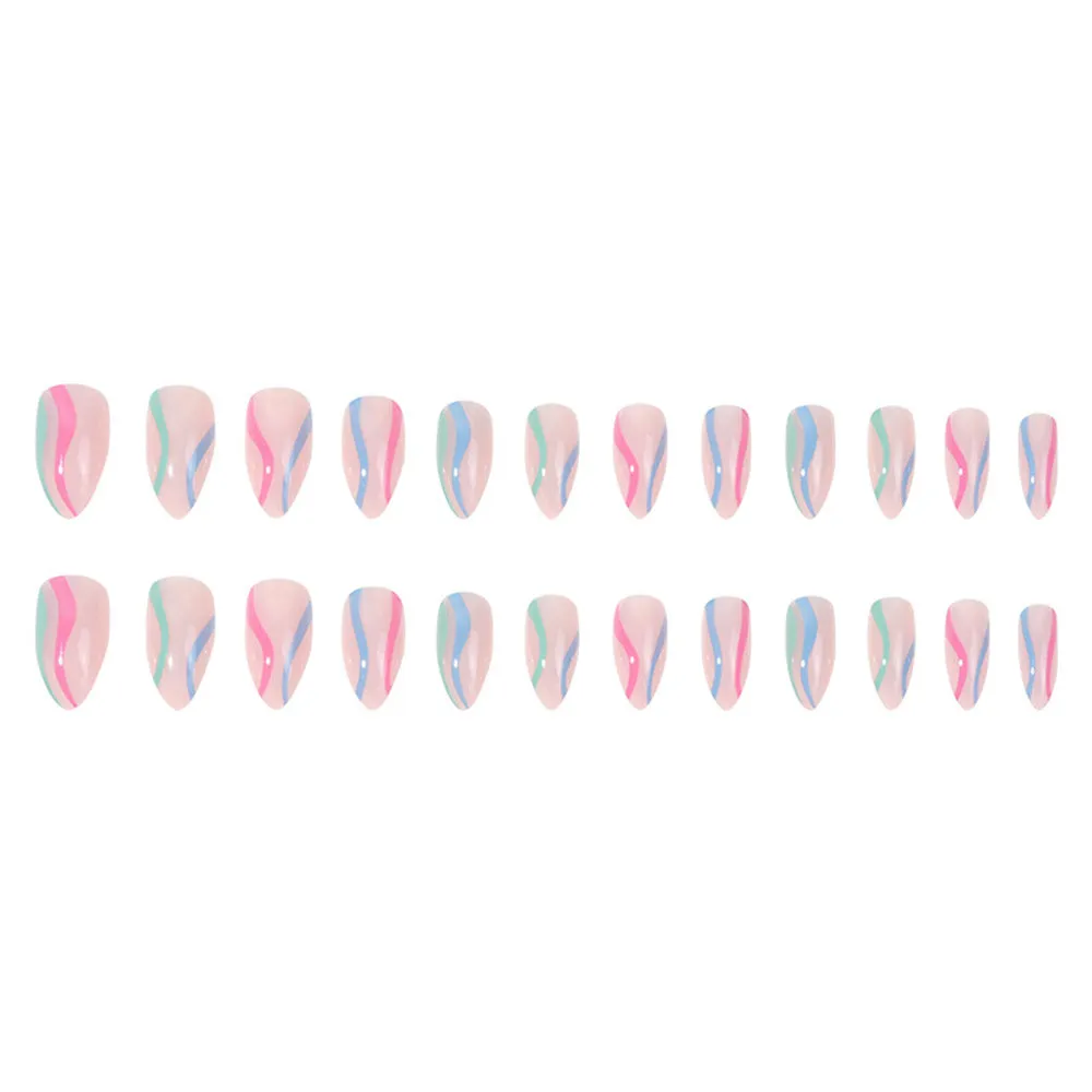 Almond Summer Multicolor Lines