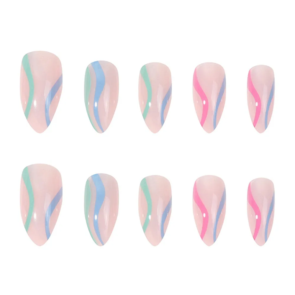 Almond Summer Multicolor Lines