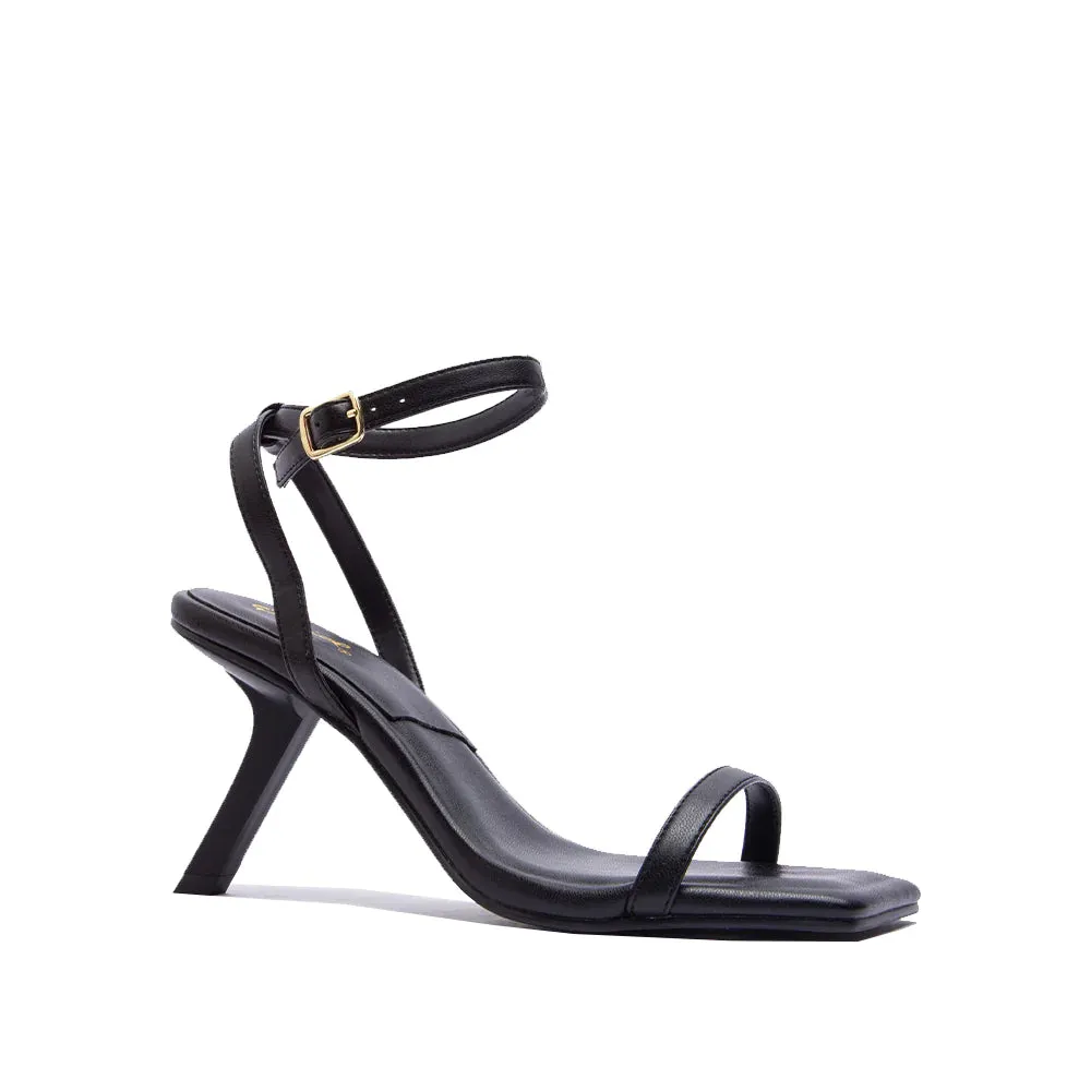 Anessa Strappy Heel in Black