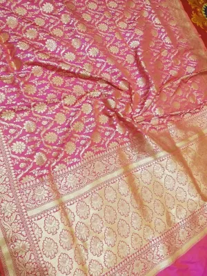 Anushka Sharma Banarasi Silk Wedding Saree