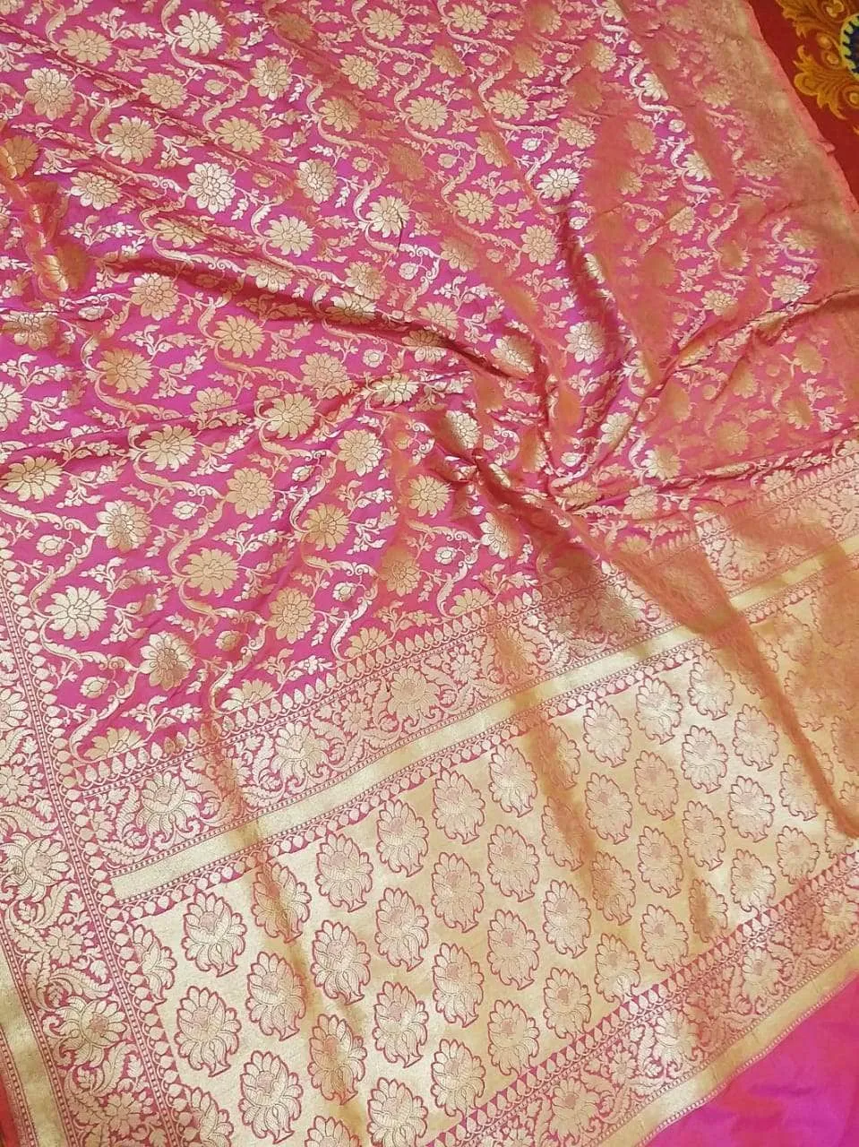 Anushka Sharma Banarasi Silk Wedding Saree