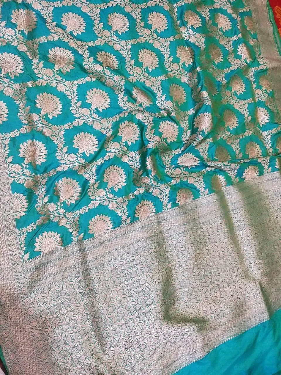 Anushka Sharma Banarasi Silk Wedding Saree