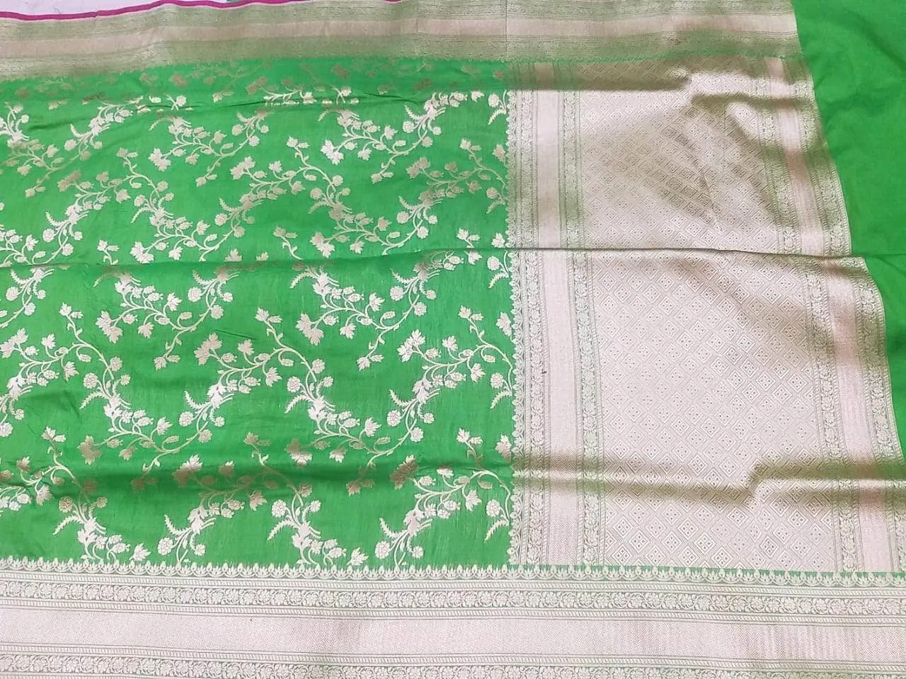 Anushka Sharma Banarasi Silk Wedding Saree