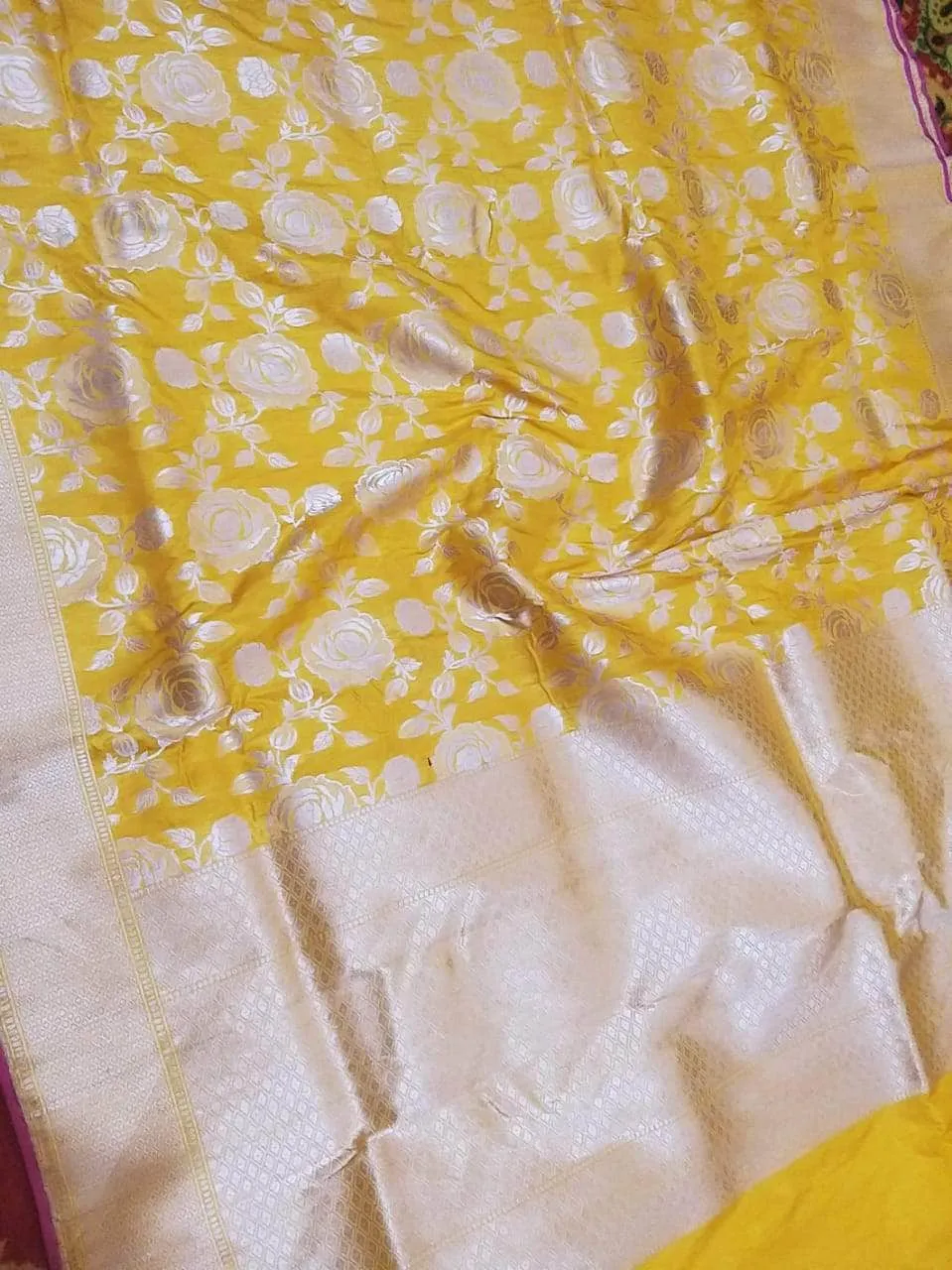 Anushka Sharma Banarasi Silk Wedding Saree