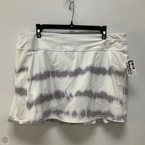 Athletic Skirt By Lululemon In Tie Dye Print, Size: 10