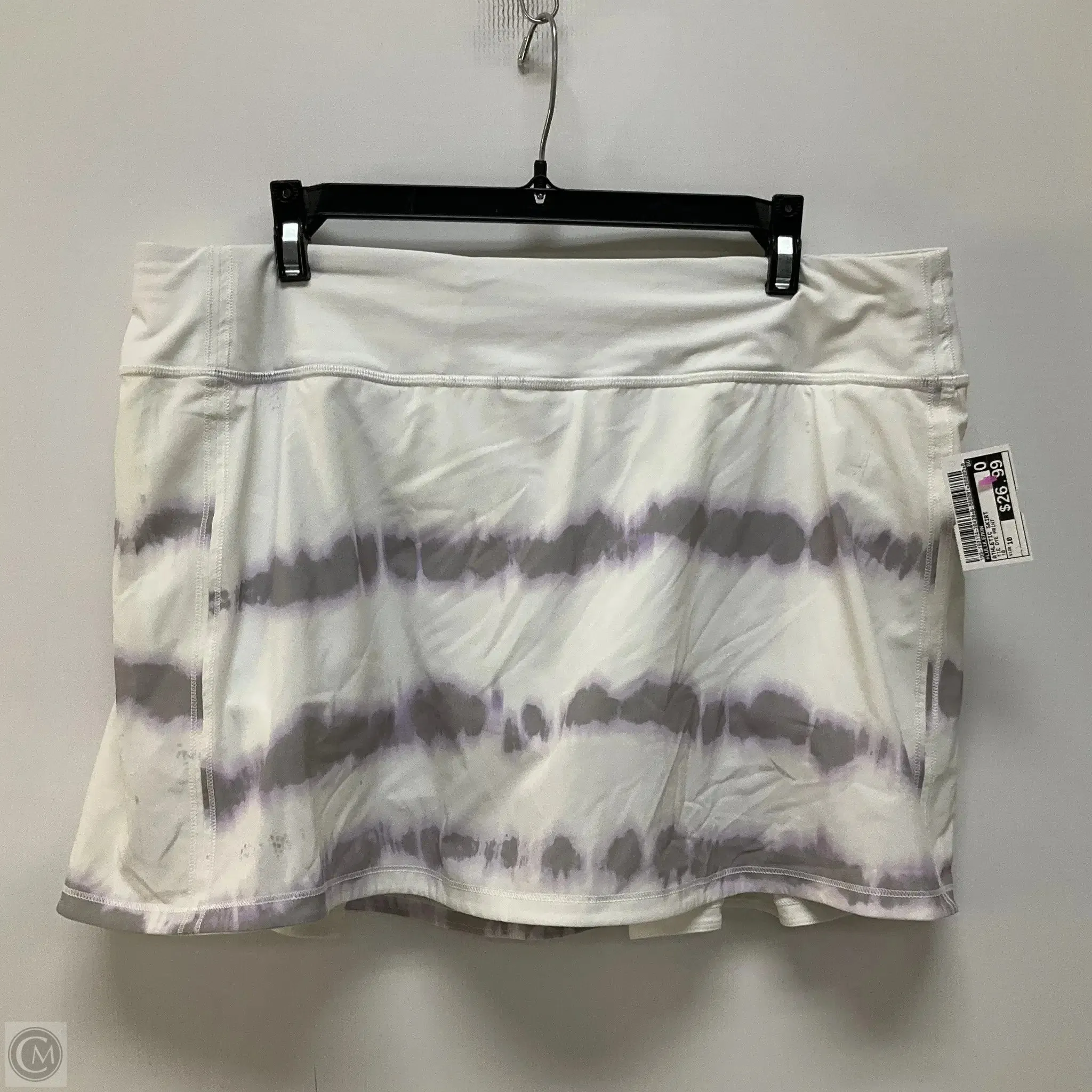 Athletic Skirt By Lululemon In Tie Dye Print, Size: 10