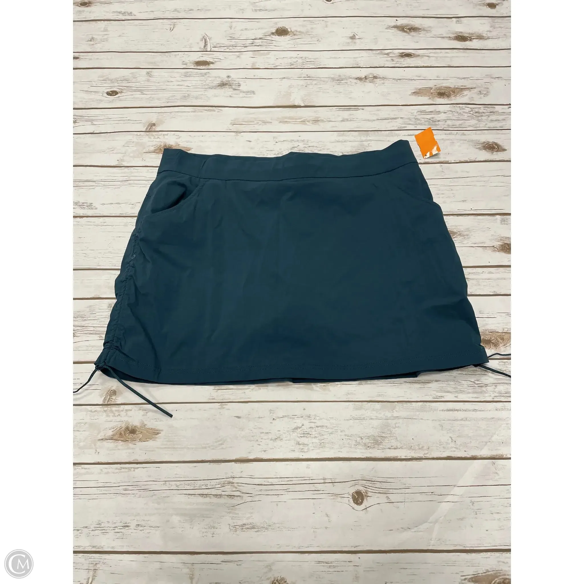Athletic Skort By Columbia In Teal, Size: Xxl