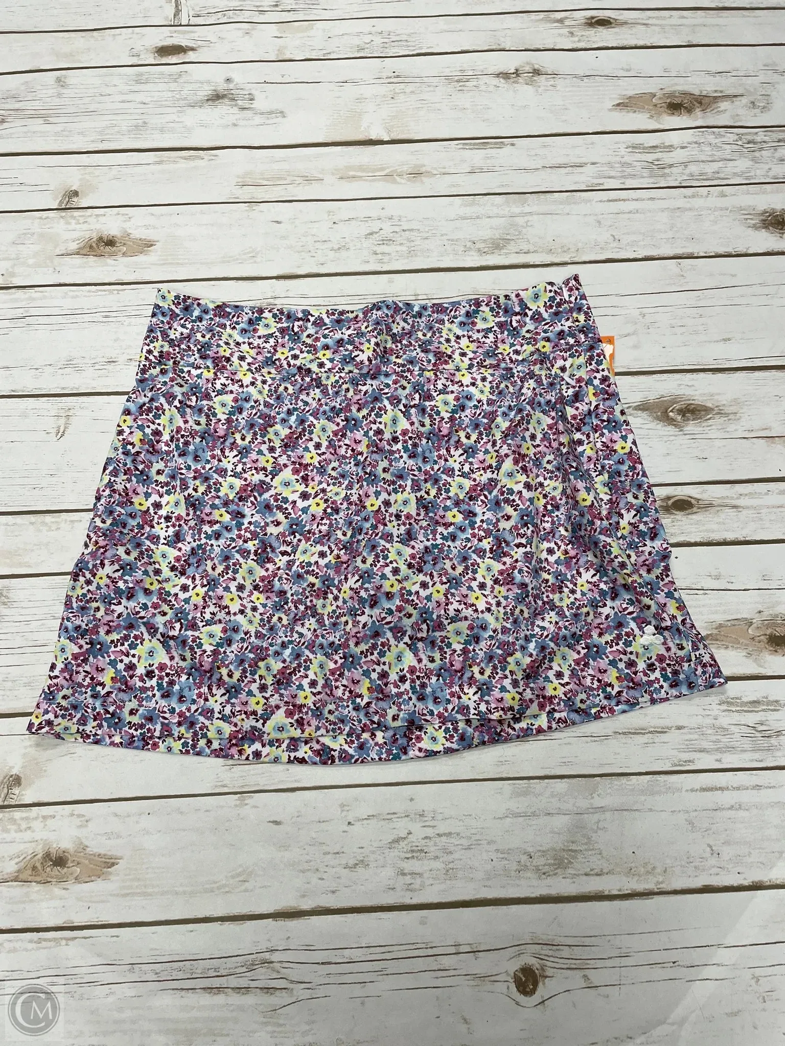 Athletic Skort By Tek Gear In Floral Print, Size: M