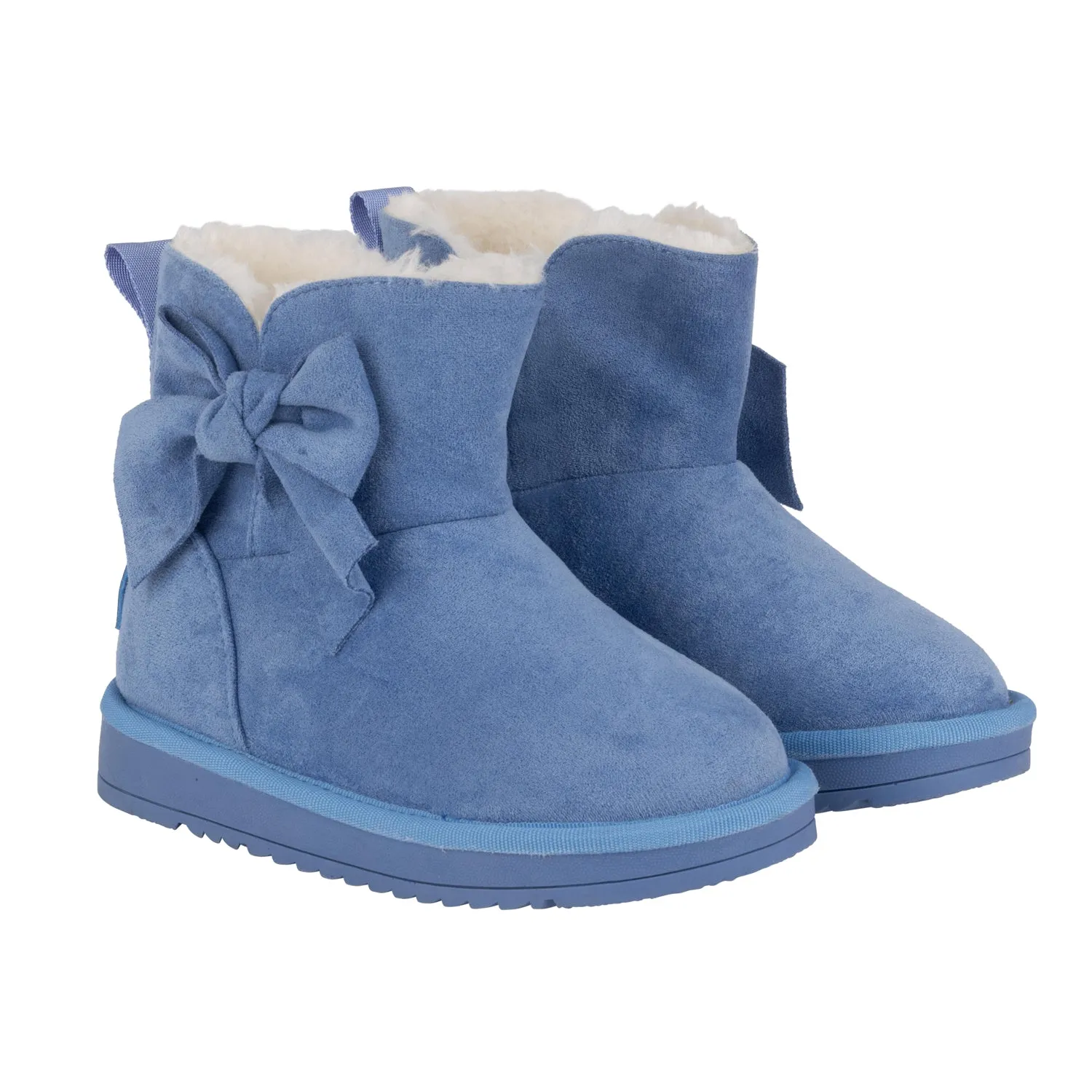 AW24 A Dee Girls Bowtiful Blue Boots