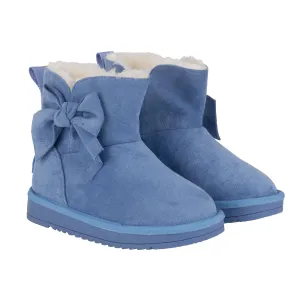 AW24 A Dee Girls Bowtiful Blue Boots