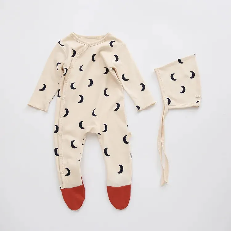 Baby Onesie and Bonnet