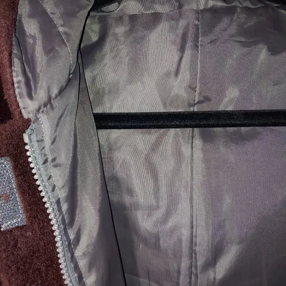 BB Dakota Faux Fur Plush Hooded Jacket Sz M Brown/Grey with black winter…