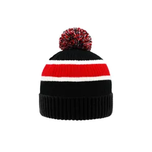Beanie Winter Hat | Stripe Black