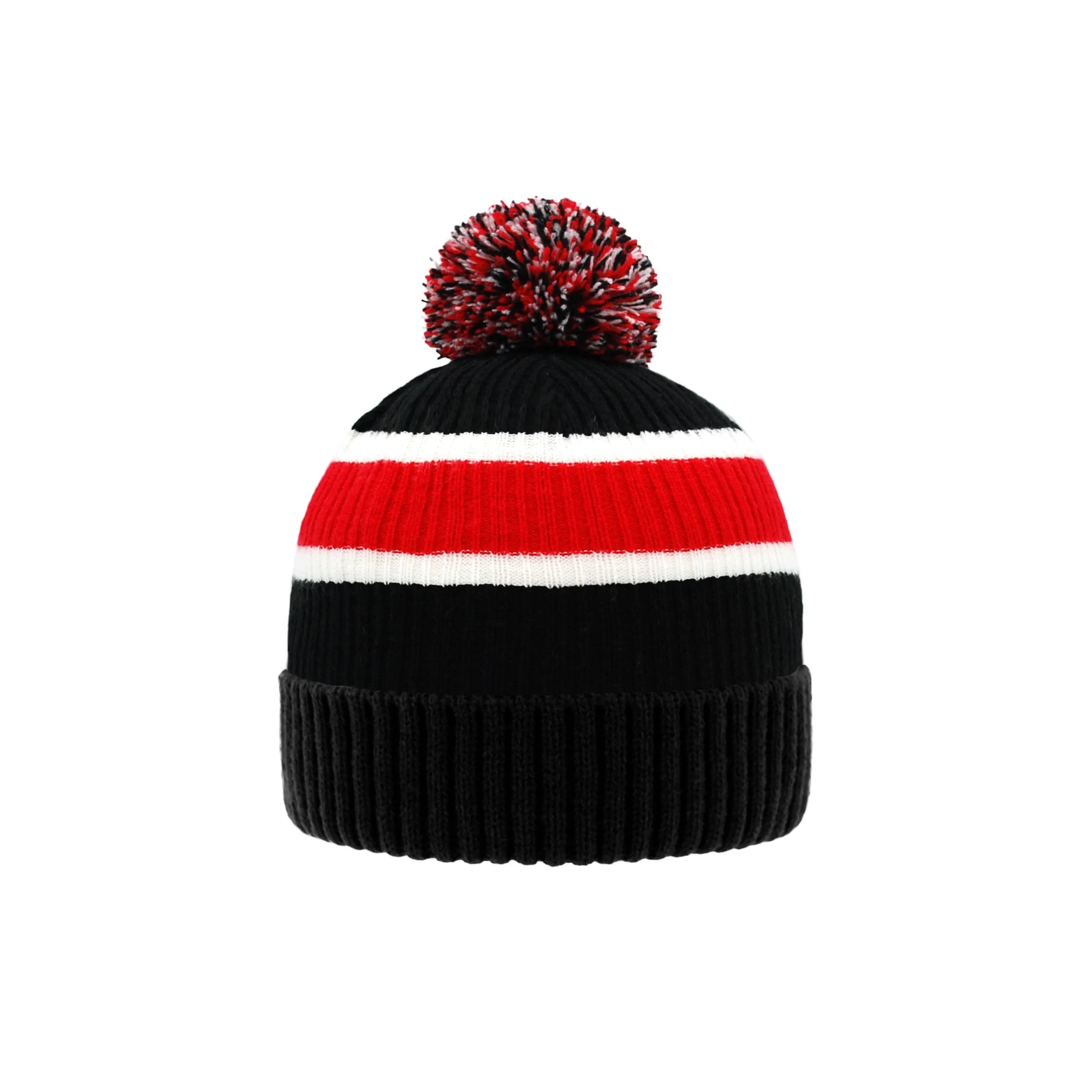 Beanie Winter Hat | Stripe Black