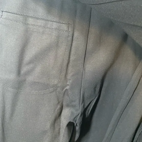 Betabrand long black skirt with leggings and one pocket size large