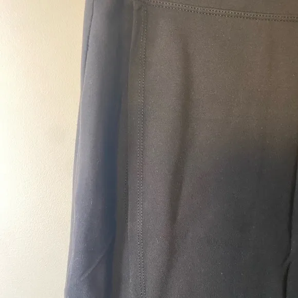 Betabrand long black skirt with leggings and one pocket size large
