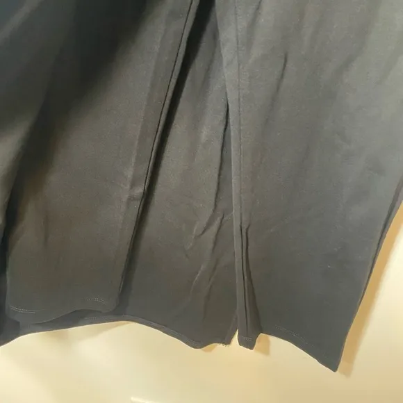 Betabrand long black skirt with leggings and one pocket size large