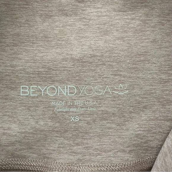 Beyond Yoga Spacedye High Waisted 7&quot; Biker Short Chai Athleisure Sporty Outdoor
