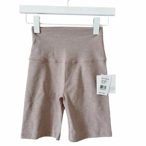 Beyond Yoga Spacedye High Waisted 7&quot; Biker Short Chai Athleisure Sporty Outdoor