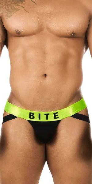 Bitewear Bw2023104 Sassy Peach Jockstrap Green