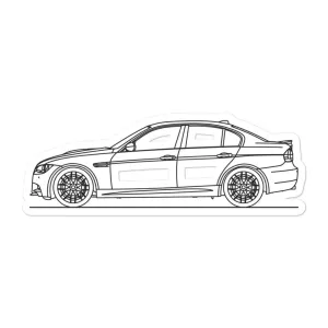 BMW E90 M3 CRT Outline Sticker