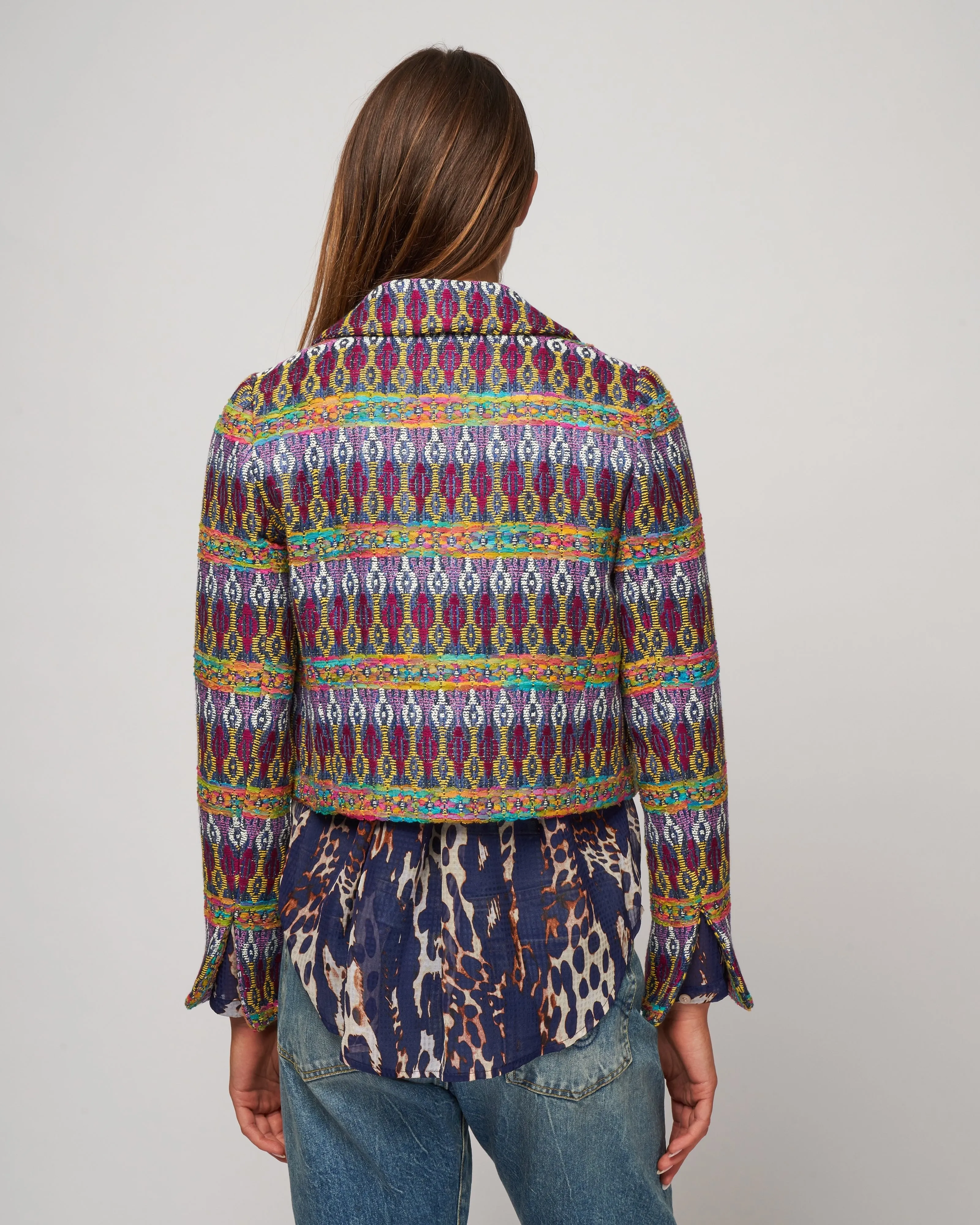 box chain jacket - multi