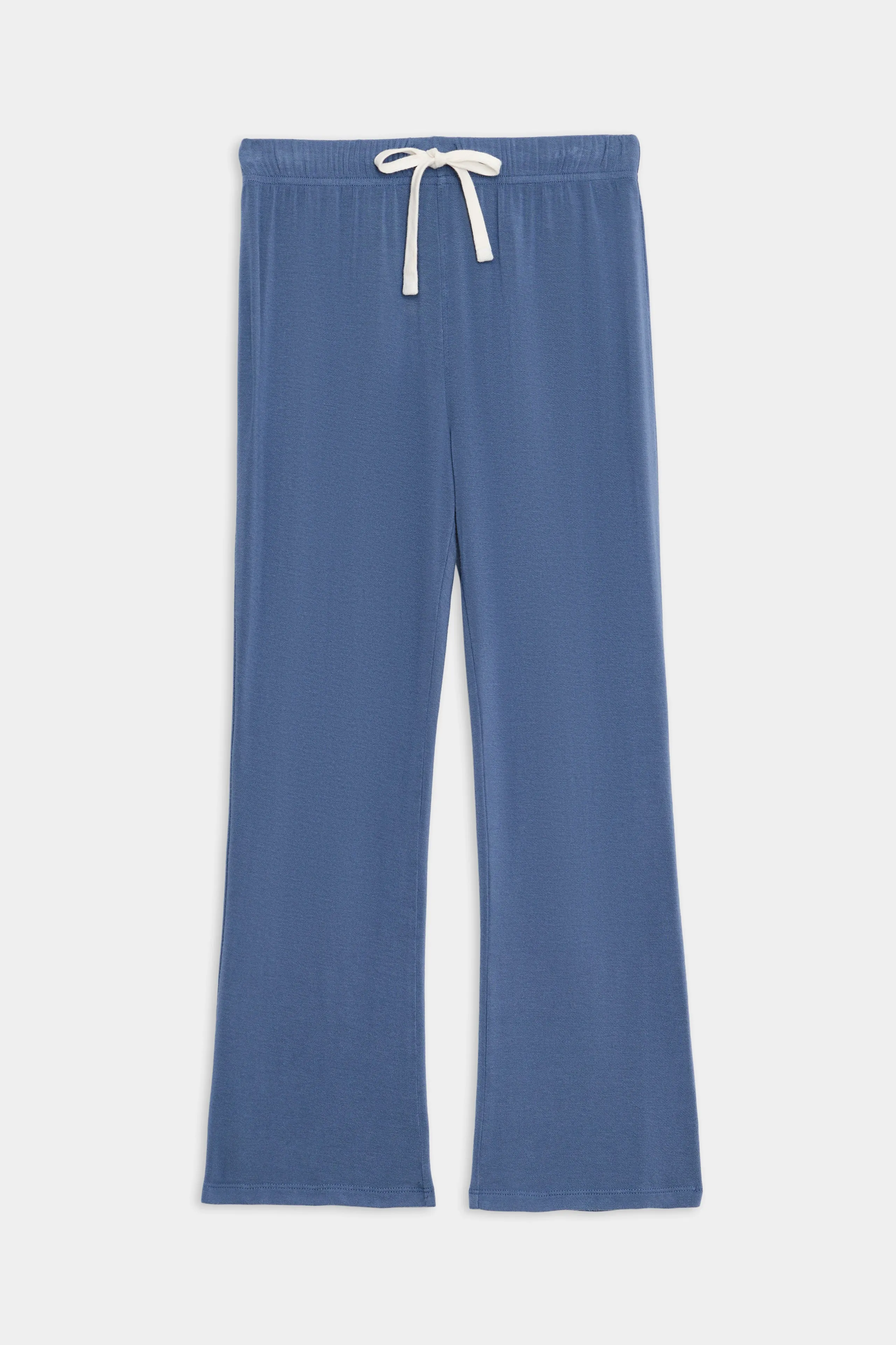 Brooks Fleece Cropped Flare - Steel Blue