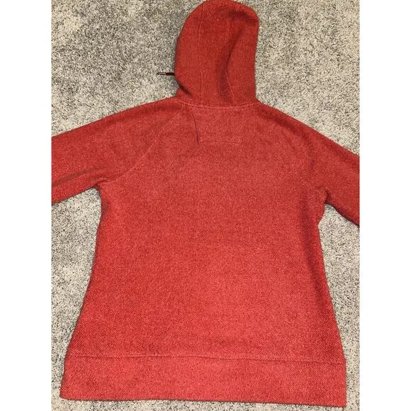 Carhartt Jacket Women’s Small Red Kentwood Fleece Hoodie Full Zip Relaxed Fit