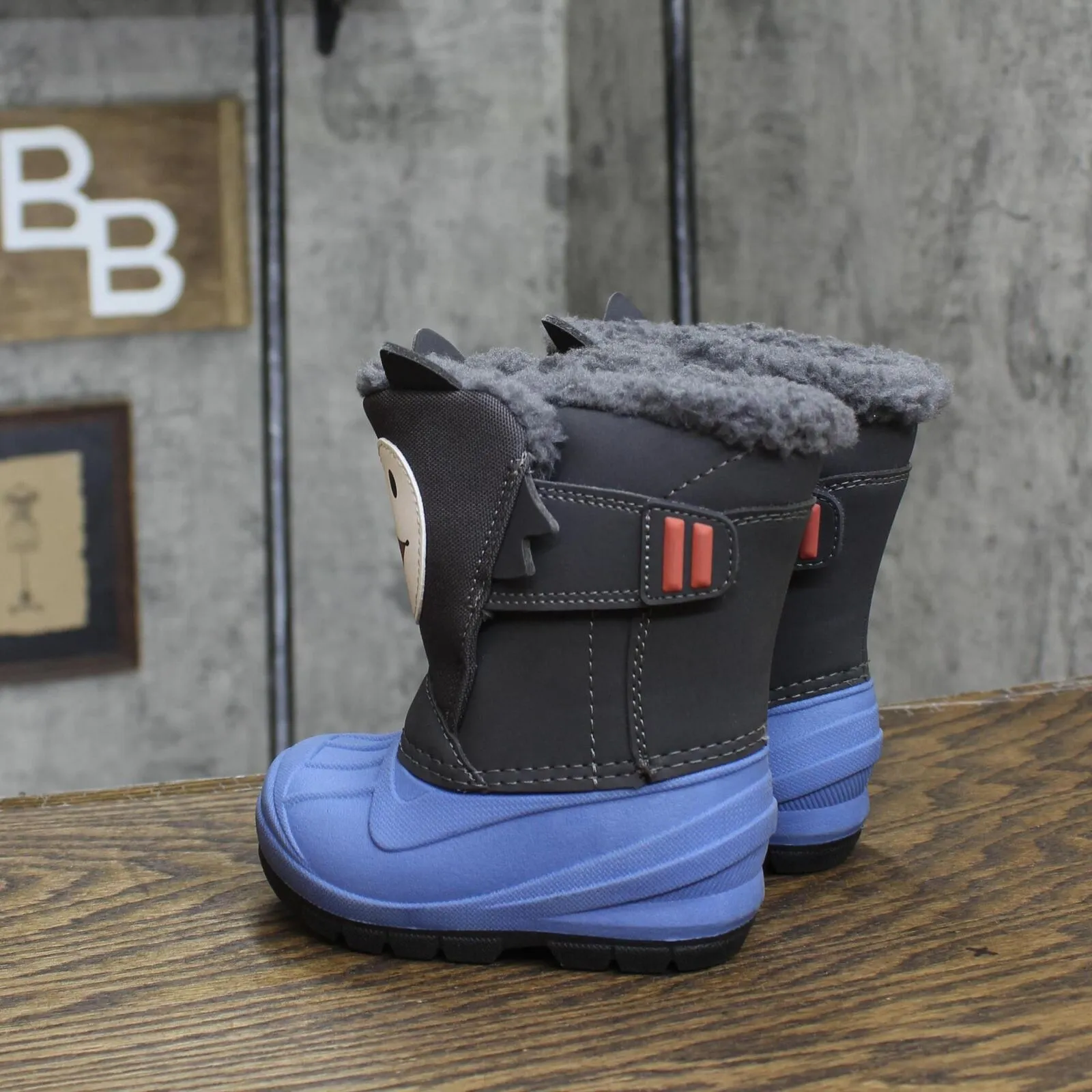 Cat & Jack Kids Boys Husky Dog Winter Boots 166cda497d24a9 Blue Multi 5