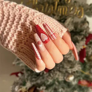 Christmas Coffin big heart matte