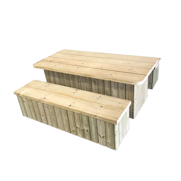Chunky Table and Benches