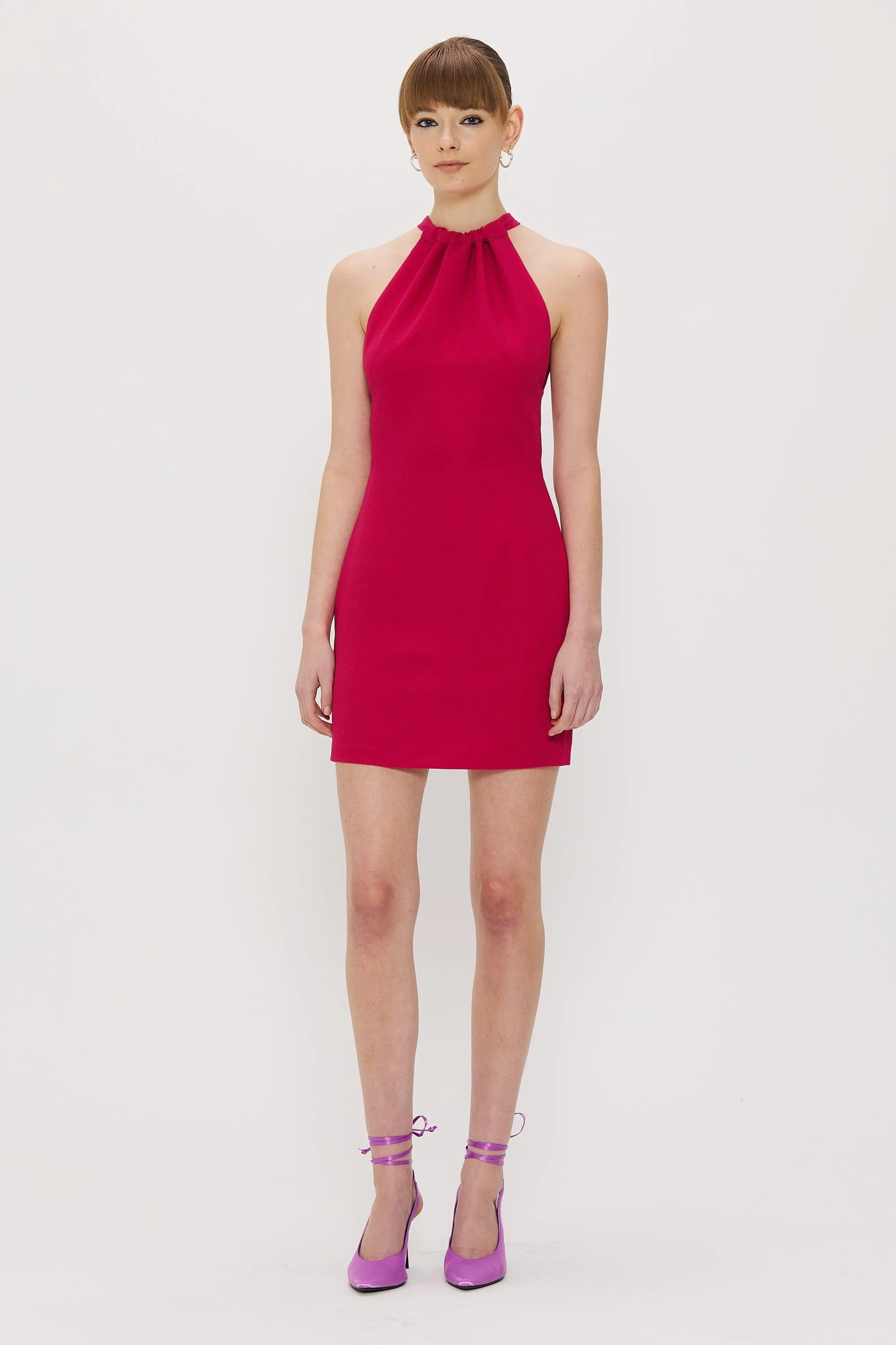 COME CLOSER MINI DRESS | MAGENTA